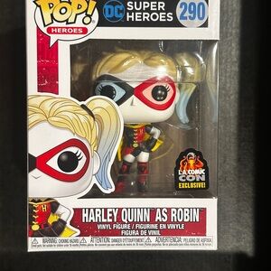 Funko Pop! Heroes Harley Quinn as Robin Vinyl Figure